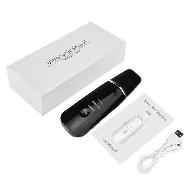 Ultrasonic Face Cleansing Device – Deep Pore Scrubber & Skin Tightening Tool