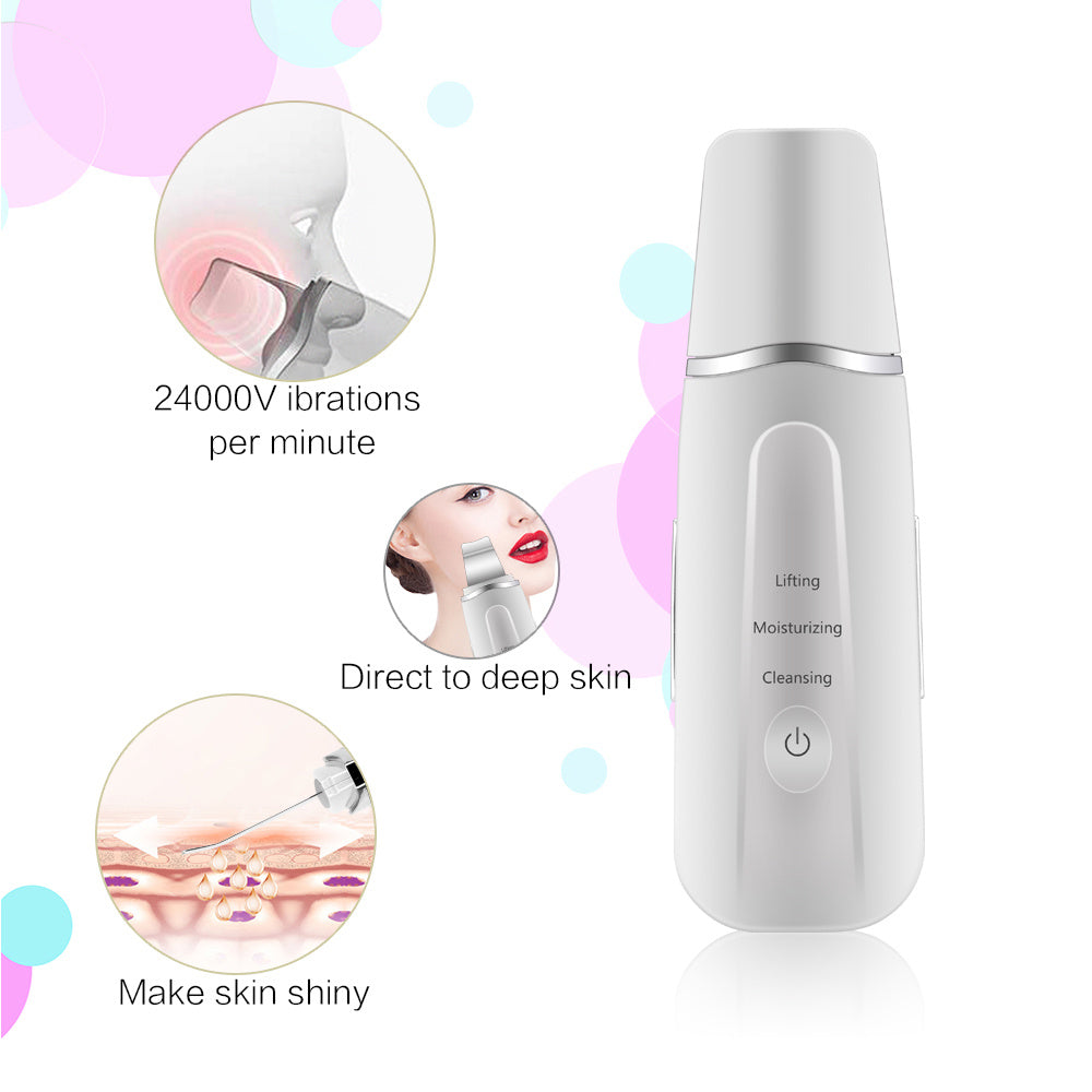 Ultrasonic Face Cleansing Device – Deep Pore Scrubber & Skin Tightening Tool