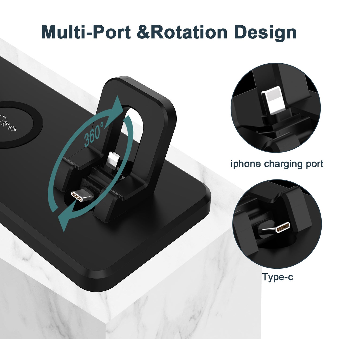 15W Wireless Charger 3-1 Wireless Charging