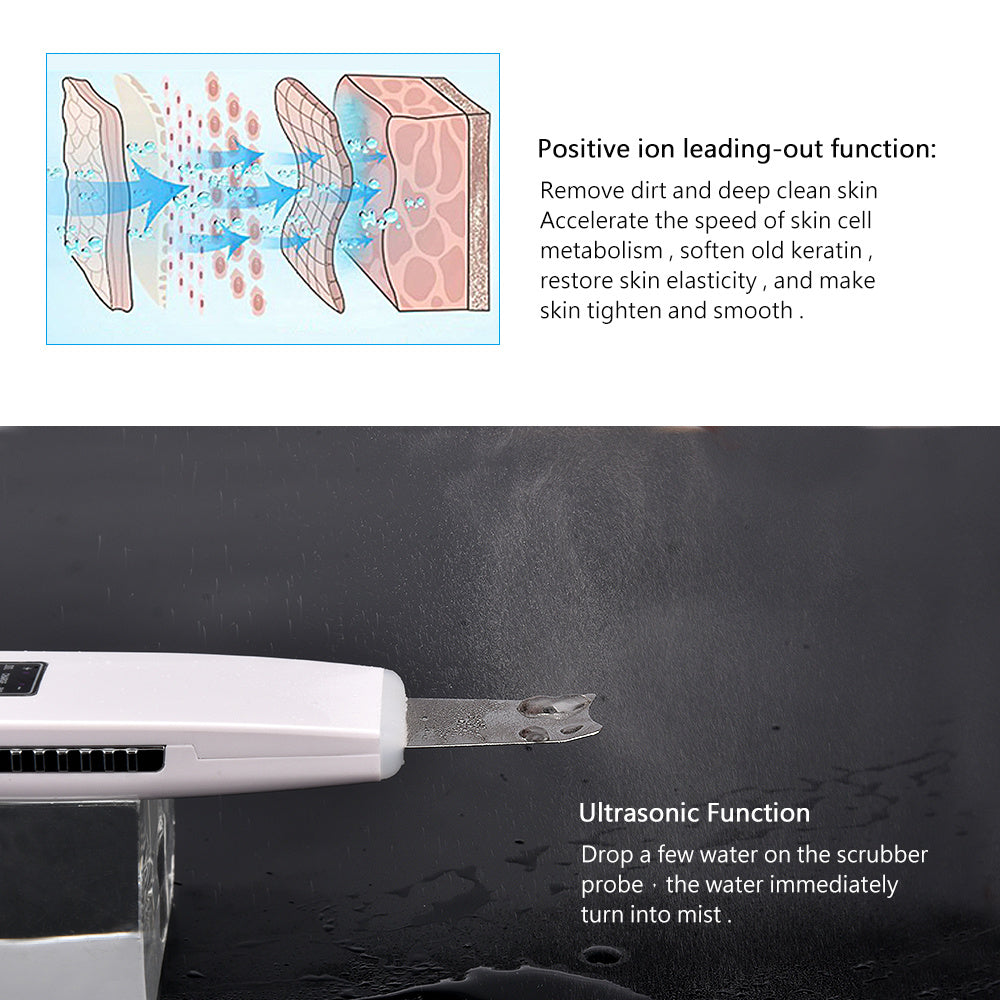 24000 vibrations per minute - deep pore cleansing with ultrasonic technology